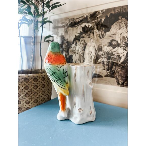 Vintage Parrot Bud Vase - Gold Castle Japan -‎ Excellent Condition - Picture 3 of 5